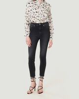ALLONE SKINNY HIGH WAIST WASHED JEANS  image number null